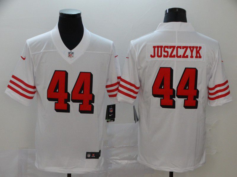 Men San Francisco 49ers #44 Juszczyk White New Nike Vapor Untouchable Limited NFL Jersey